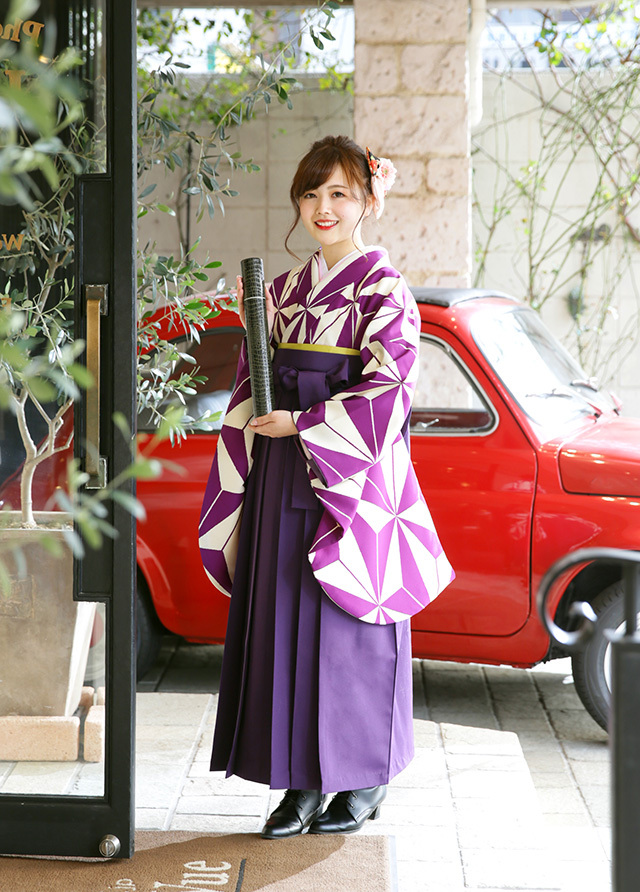 さいたま市大宮フォトスタジオラヴュー本店で撮影されたレンタル袴と卒業記念写真7