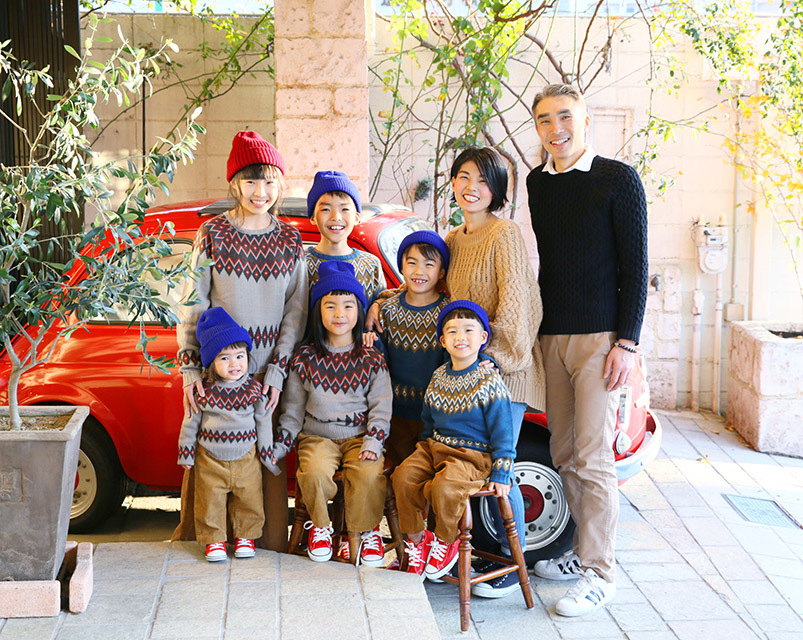 さいたま市大宮フォトスタジオラヴュー本店で撮影された家族写真１２