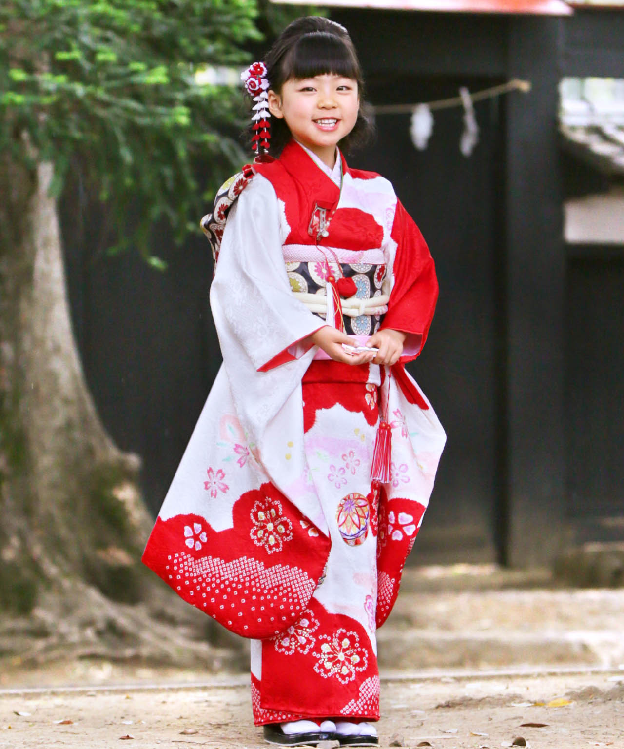 ☆最終お値下げ☆特選総絞り 七歳お祝い着物199000→150000 - 七五三