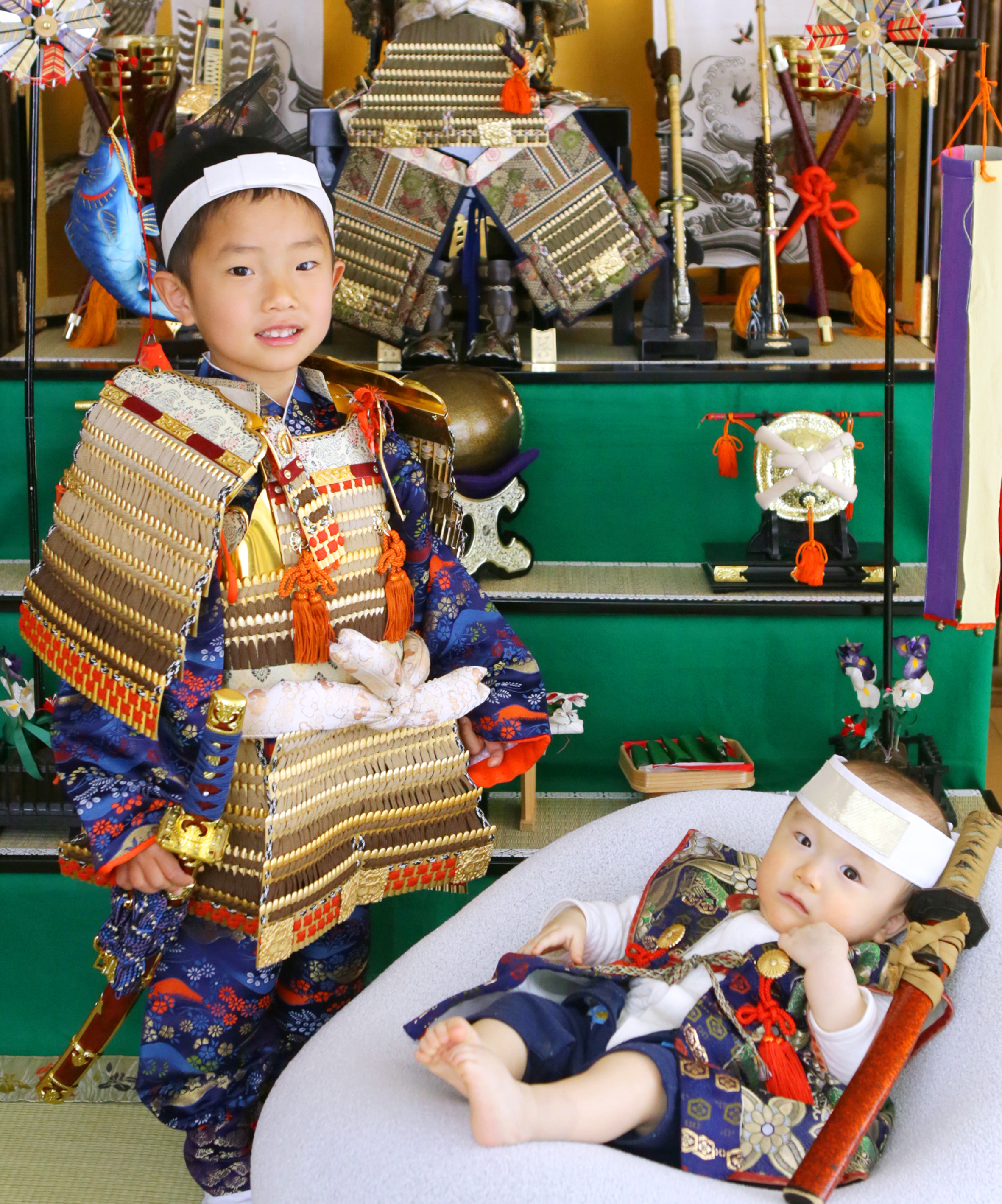 さいたま市大宮、そごう写真館ラヴューの端午の節句記念写真１