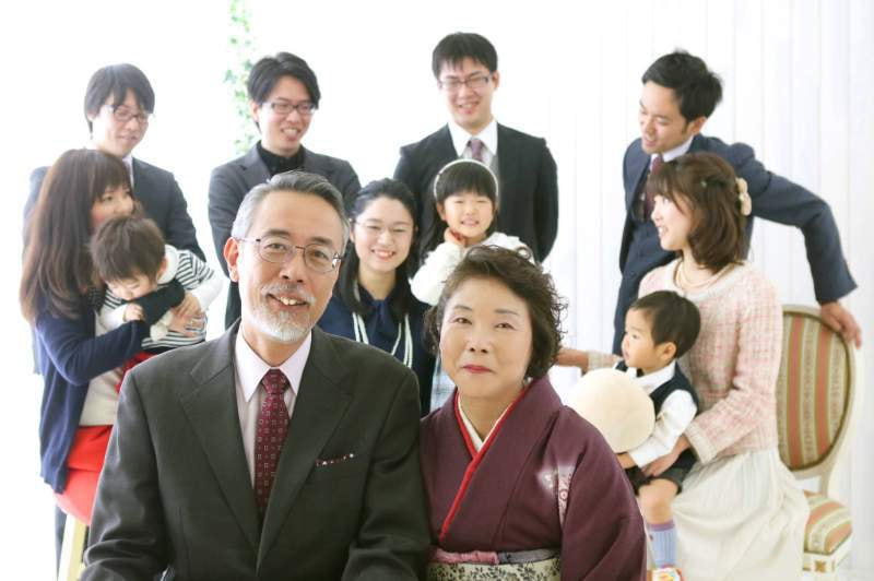 さいたま市大宮、そごう写真館ラヴューの家族写真