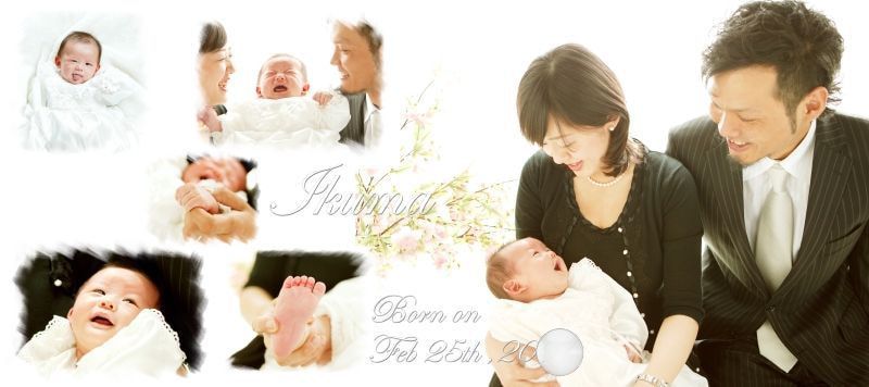 さいたま市大宮、豊島区池袋の写真館、フォトスタジオラヴューのアイテム「コラージュ」