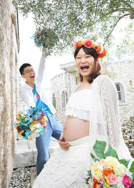 さいたま市大宮フォトスタジオラヴュー本店で撮影されたマタニティフォト８