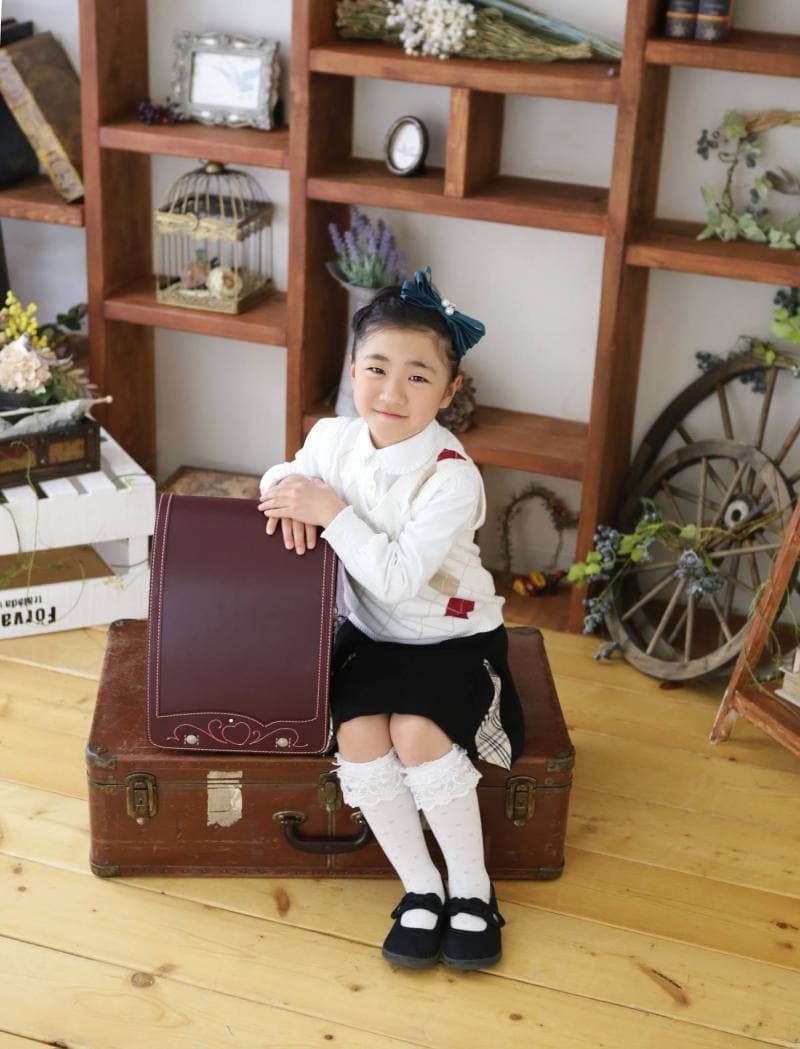 さいたま市大宮そごう写真館ラヴューで撮影された入学記念写真１