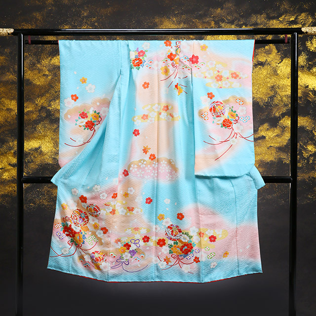 ラヴュー特選の七五三のお着物「正絹」