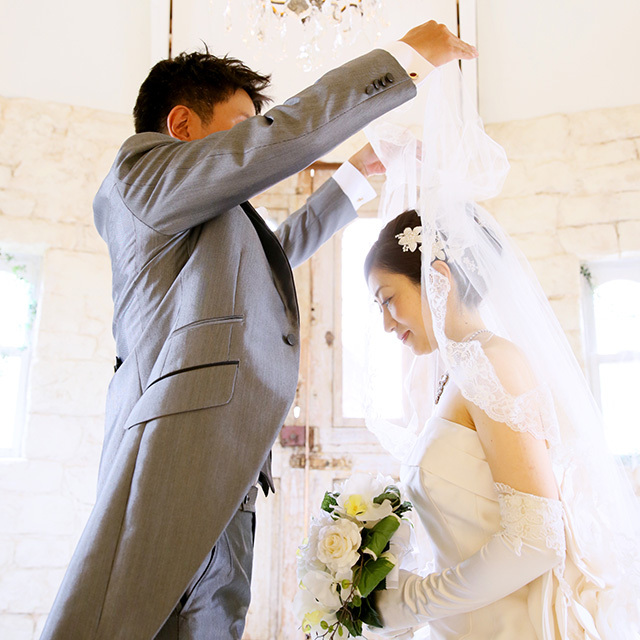 さいたま市大宮フォトスタジオラヴュー本店で撮影されたウェディングフォト３３