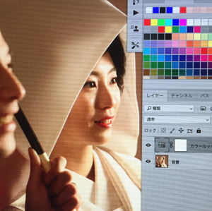 さいたま市大宮フォトスタジオラヴュー本店のウェディングフォト、修整からの仕上がり