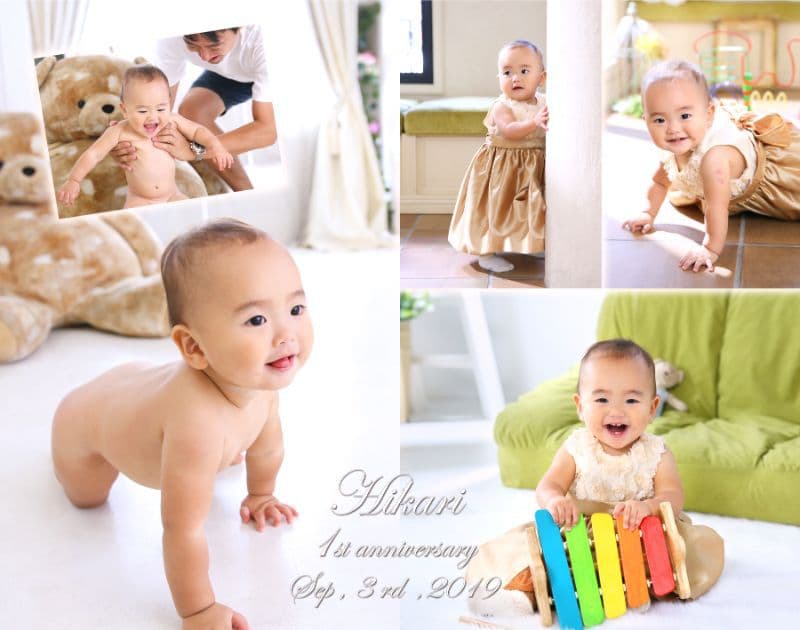 さいたま市大宮、豊島区池袋の写真館、フォトスタジオラヴューのバースデーフォト