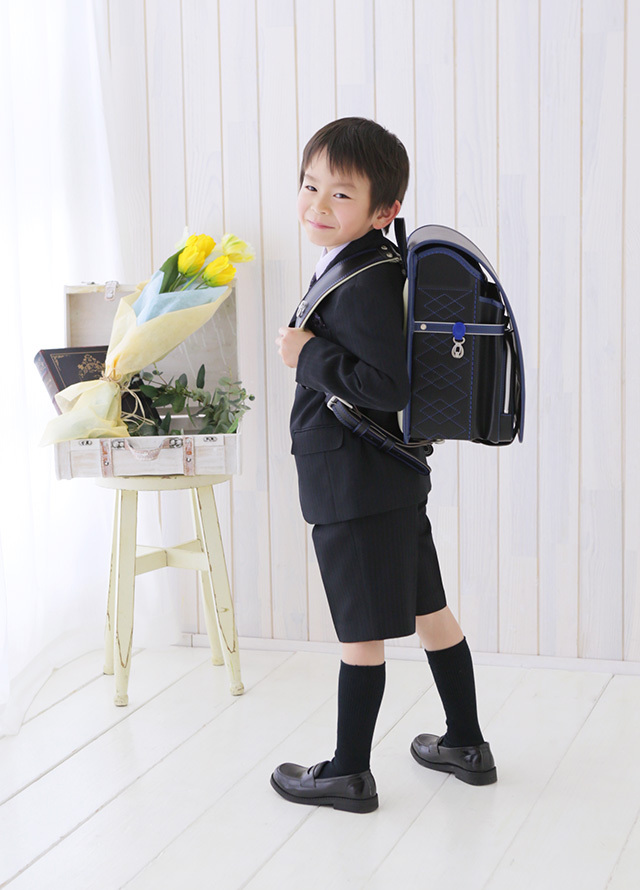 さいたま市大宮そごう写真館ラヴューで撮影された入学記念写真３