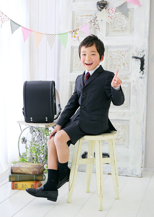 さいたま市大宮そごう写真館ラヴューで撮影された入学記念写真４