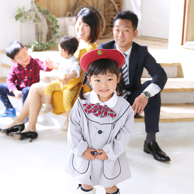 さいたま市大宮フォトスタジオラヴュー本店で撮影された入学記念写真１２