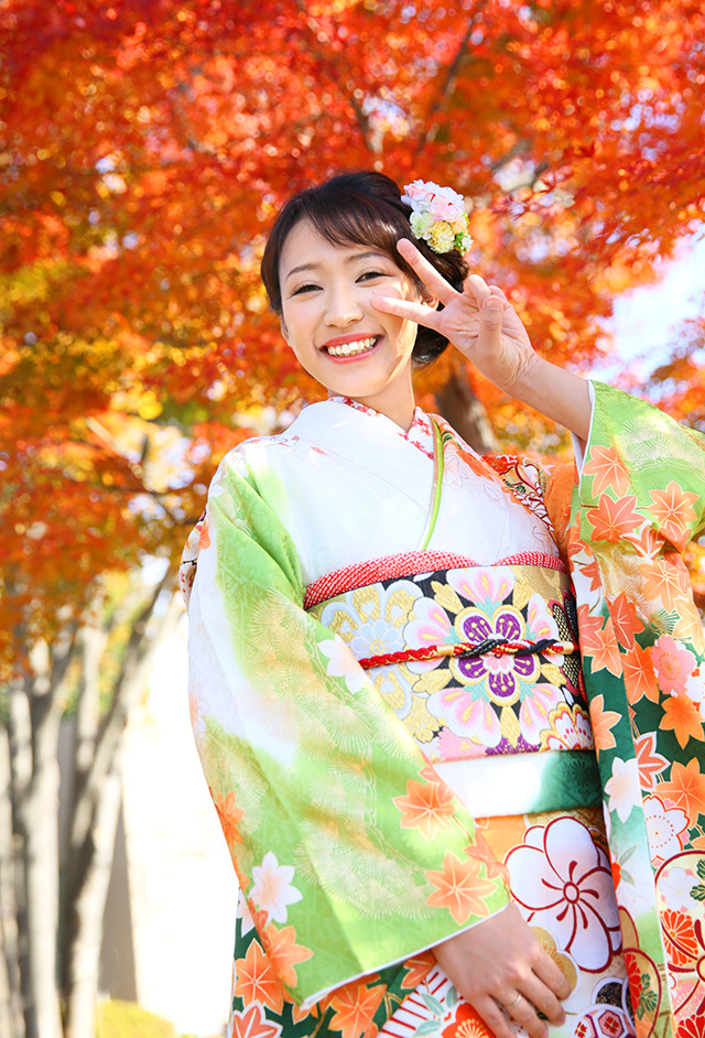 さいたま市大宮、豊島区池袋の写真館、フォトスタジオラヴューのロケ成人式記念写真１０