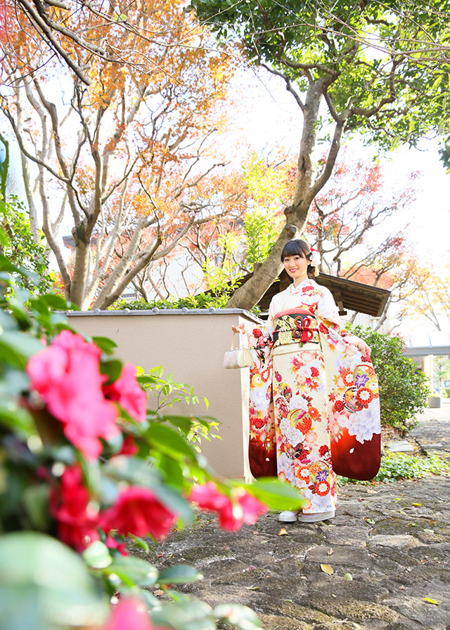 さいたま市大宮、豊島区池袋の写真館、フォトスタジオラヴューのロケ成人式記念写真１１