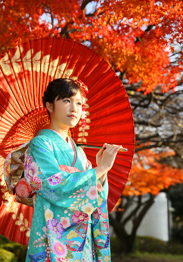 さいたま市大宮、豊島区池袋の写真館、フォトスタジオラヴューのロケ成人式記念写真１５