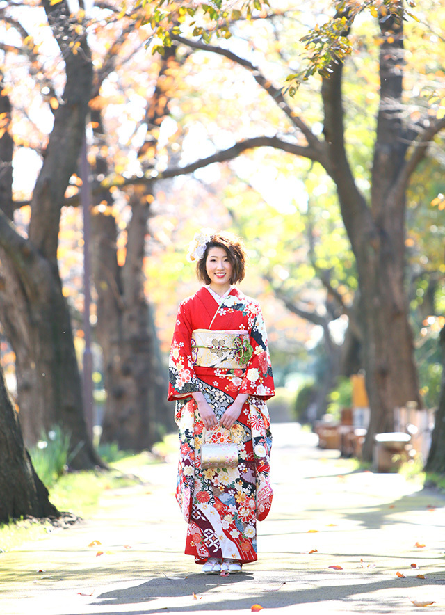 さいたま市大宮、豊島区池袋の写真館、フォトスタジオラヴューのロケ成人式記念写真１６