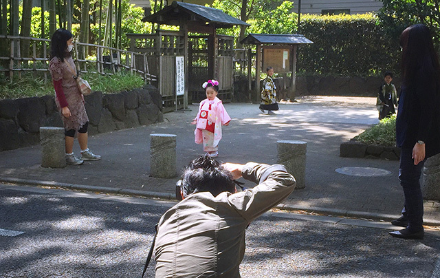 ラヴュー本店のロケ撮影風景