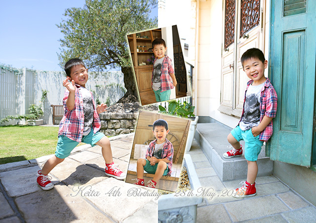 さいたま市大宮、豊島区池袋の写真館、フォトスタジオラヴューのバースデーフォト_コラージュ４