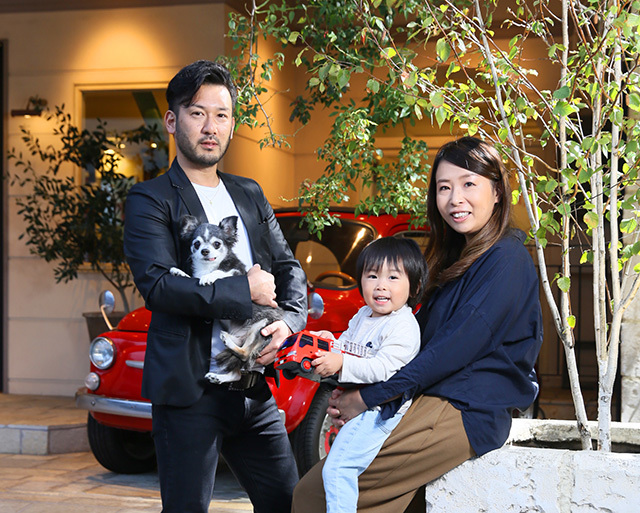 さいたま市大宮フォトスタジオラヴュー本店で撮影された家族写真２