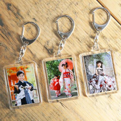 さいたま市大宮、豊島区池袋の写真館、フォトスタジオラヴューの七五三特典_キーホルダー
