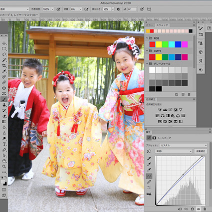 さいたま市大宮フォトスタジオラヴュー本店のウェディングフォト、修整からの仕上がり