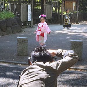 ラヴュー本店のロケ撮影風景