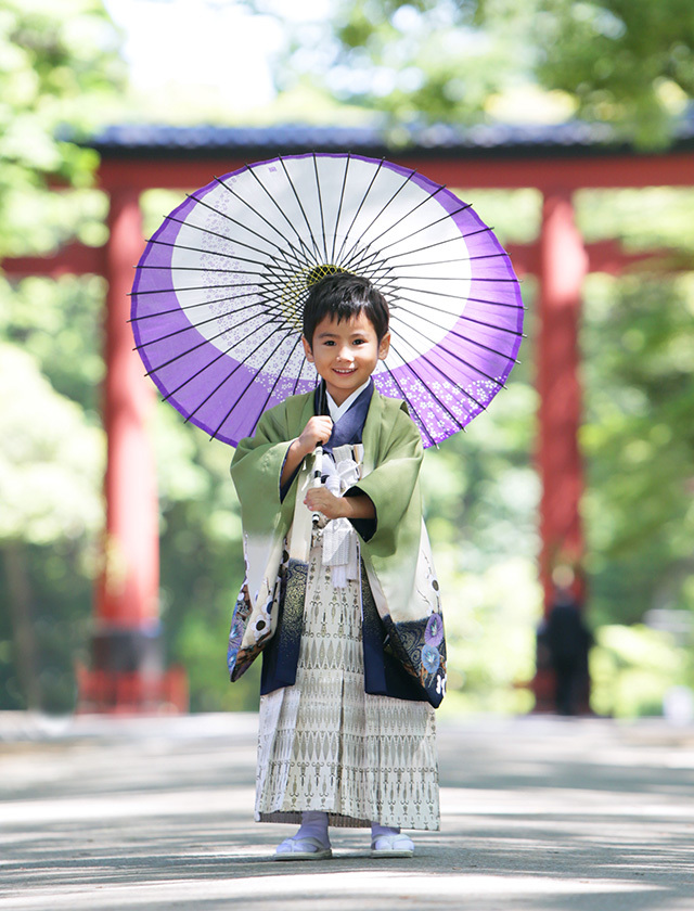 さいたま市　大宮　フォトスタジオラヴュー本店　ロケーション　七五三記念写真