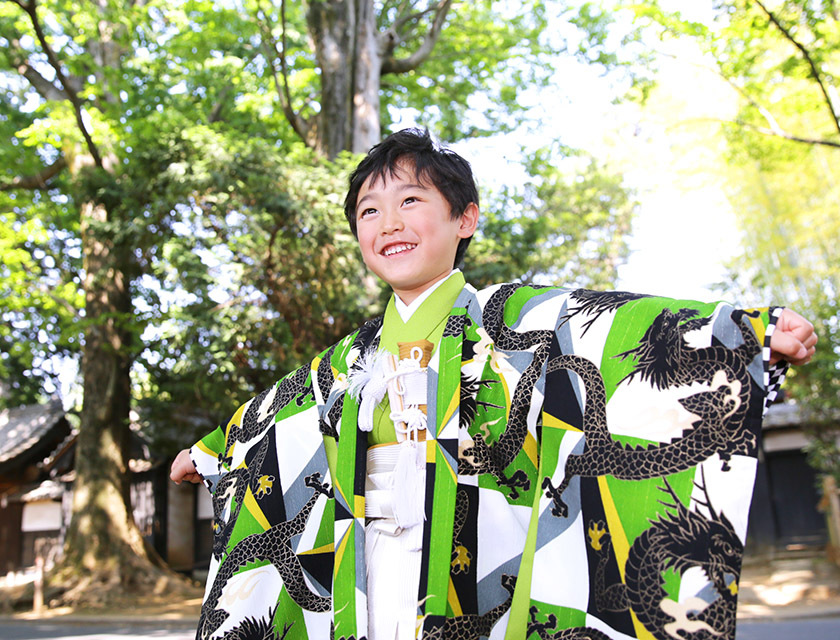 さいたま市　大宮　フォトスタジオラヴュー本店　ロケーション　七五三記念写真