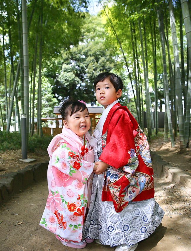 さいたま市　大宮　フォトスタジオラヴュー本店　ロケーション　七五三記念写真
