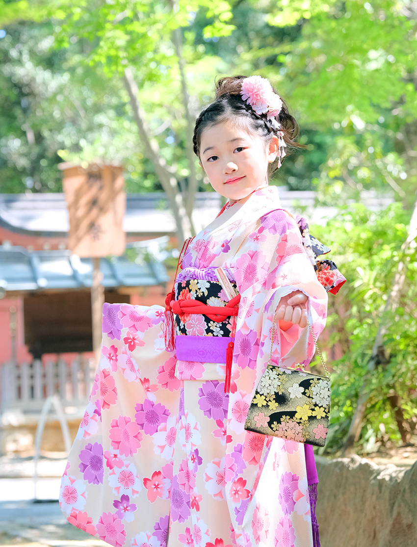 さいたま市　大宮　フォトスタジオラヴュー本店　ロケーション　七五三記念写真