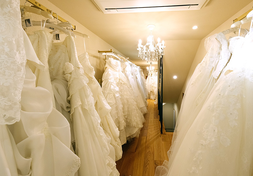 ドレス展示