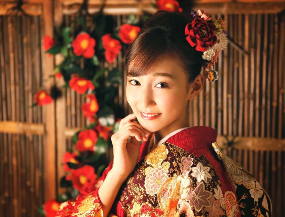 豊島区池袋の写真館、西武写真館ラヴューの成人式記念写真